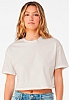 Camiseta corta de punto Mujer - Color Vintage White