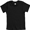 Camiseta Bebe Manga Corta Babybugz - Color Negro