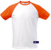 Camiseta Funky Sols - Color Blanco/Naranja