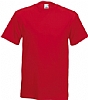 Camiseta Original Color Fruit of the Loom - Color Rojo