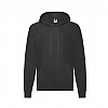 Sudadera Light Weight Capucha Fruit of the Loom - Color Negro