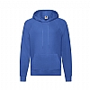 Sudadera Light Weight Capucha Fruit of the Loom - Color Azul Royal