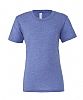 Camiseta Jaspeada Triblend Bella - Color Blue Triblend