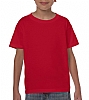 Camiseta Heavy Infantil Gildan - Color Rojo