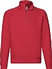 Sudadera Media Cremallera Fruit of the Loom - Color Red