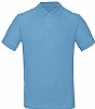 Polo Hombre Orgnico Inspire B&C - Color Very Turquose