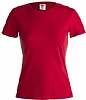 Camiseta Mujer Color 150gr Keya - Color Rojo