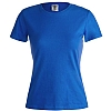 Camiseta Mujer Color Keya 180gr - Color Azul