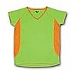 Camiseta Tecnica Mujer Arabia Kiasso - Color Verde Flor/Naranja Flor