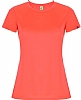Camiseta Organica Tecnica Imola Mujer Roly - Color Coral Fluor 234
