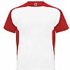 Camiseta Tecnica Hombre Bugatti Roly - Color Blanco / Rojo