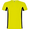Camiseta Tecnica Shanghai Infantil Roly - Color Amarillo Flor/Negro 22102