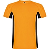 Camiseta Tecnica Shanghai Infantil Roly - Color Naranja Flor/Negro 22302