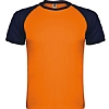 Camiseta Tecnica Indianapolis Infantil Roly - Color Naranja Flor/Negro 22302