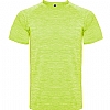 Camiseta Tecnica Jaspeada Austin Roly - Color Amarillo Fluor Vigore