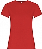 Camiseta Organica Golden Mujer Roly - Color Rojo 60