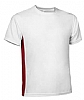 Camiseta Tecnica Leopard Valento - Color Blanco/Rojo