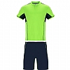 Equipacion Deportiva Boca Infantil Roly - Color Verde Fluor / Marino