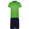 Equipacion de Futbol Barata United Infantil Roly - Color Verde Flor/Marino 22255