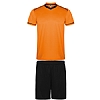 Equipacion de Futbol Barata United Infantil Roly - Color Naranja/Negro 3102