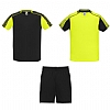 Equipacion Deportiva Juve Roly - Color Amarillo Fluor / Negro