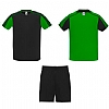 Equipacion Deportiva Juve Infantil Roly - Color Verde Helecho / Negro
