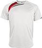 Camiseta Tecnica Equipo Linitex - Color Blanco/Rojo/Gris