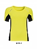 Camiseta Running Mujer Sydney Sols - Color Amarillo Neon