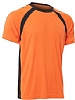 Camiseta Futbol Calcio JHK - Color Naranja Flor/Negro