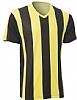 Camisetas Futbol Premier JHK - Color Amarillo Gold/Negro