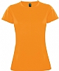 Camiseta Tecnica Mujer Roly Montecarlo - Color Naranja Flor 223