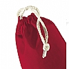 Bolsa Algodon Talla M - Color Rojo