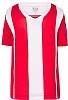 Camiseta Futbol Premier Infantil JHK - Color Blanco / Rojo