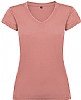 Camiseta Mujer Cuello Pico Victoria Roly - Color Naranja Clay 266