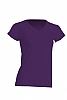Camiseta Regular Lady Cuello Pico - Color Purpura