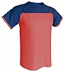 Camiseta Tecnica Pikas Aqua Royal - Color Coral / Marino