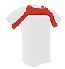 Camiseta Tecnica Armour Aqua Royal - Color Blanco/Rojo