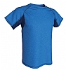 Camiseta Tecnica Combinada Cheviot Acqua Royal - Color Azul/Azul Tejano