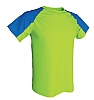 Camiseta Tecnica Dynamic Combo Aqua Royal - Color Verde Flor/Royal