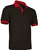 Polo Espaa Valento Combi - Color Negro/Rojo