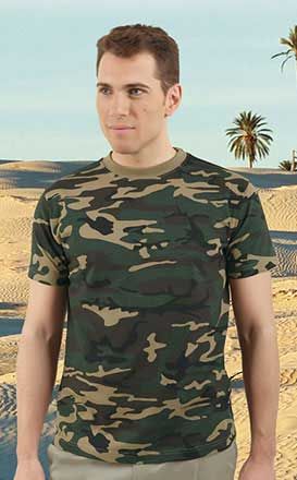 Camiseta Camuflaje Militar Jungle Valento