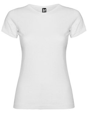 Camiseta Blanca Mujer Jamaica Roly
