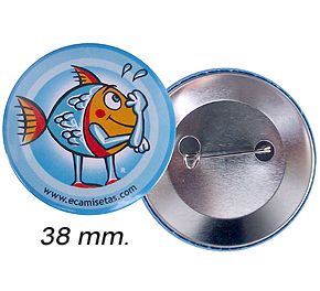 Chapas Personalizadas de 38 mm