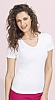 Camisetas Chica Lady V - 100% alg. peinado - 220 grs. - Marca Sol's - Acabado fino en punto acanalado - Corte entallado. Pedidos en multiplos de 10 und. por talla y color.