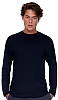 BCTU003. 145 grs, 100 % Algod�n ringspun (Ceniza: 99 % Algod�n, 1 % Viscosa; Gris Sport: 85 % Algod�n, 15 % Viscosa), pre-encogido, cuello de canal� 1x1 con Elast�n, encintado en cuello, mangas largas, g�nero tubular. Color blanco ver Ref. 170-42B.