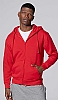 Sudadera JHK Capucha y Cremallera - Ref. SWAHOOD. Sudadera con capucha y cremallera entera. 65% alg. - 35% poliester 280 grs. Bolsillo canguro y canal� 1x1 con lycra en pu�os y bajo.