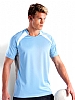 Camiseta Chico Sport - 100% Poliester - 145 grs. - Tejido tecnologic cool plus - Especial para la practica del deporte - transpirable y de rapido secado - Piezas a contraste delante, detras y en los lados