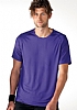 Camiseta Poliester M/C - 100% poliester - 140 grs. - Tejido ligero de secado rapido - Acabado flatlock en mangas raglan - Acabado con doble pespunte en bajo de mangas y camiseta