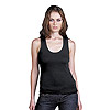 Camisetas Chica Capri - 100% alg. semipeinado - canale 1x1 - 220grs. Espalda estilo nadador. Colores a rayas ver Ref. NH110. Talla XXL disponible en color Blanco y Negro.