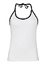 Camiseta mujer de punto liso con tirantes